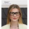 imageEyekepper Square Computer Reading Glasses  Blue Light Filter Readers Women  UV420 Protection Oversized Reading Glasses  Transparent 150BlackTortoisebb40 Lens