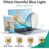 imageEyekepper Square Computer Reading Glasses  Blue Light Filter Readers Women  UV420 Protection Oversized Reading Glasses  Transparent 150Blackbb40 Lens