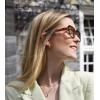 imageEyekepper Square Computer Reading Glasses  Blue Light Filter Readers Women  UV420 Protection Oversized Reading Glasses  Transparent 150Tortoisebb40 Lens
