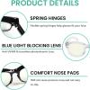 imageEyekepper 4Pack Design Reading Glasses Blue Light Blocking Oversized Computer Glasses Readers Women 12512 Pack Mix  Uv2013