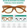 imageEyekepper 4Pack Design Reading Glasses Blue Light Blocking Oversized Computer Glasses Readers Women 12512 Pack Mix  Uv2102