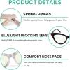 imageEyekepper 4Pack Design Reading Glasses Blue Light Blocking Oversized Computer Glasses Readers Women 12512 Pack Mix  Uv2103