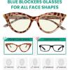 imageEyekepper 4Pack Design Reading Glasses Blue Light Blocking Oversized Computer Glasses Readers Women 12512 Pack Mix  Uv2103