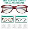 imageEyekepper 4Pack Design Reading Glasses Blue Light Blocking Oversized Computer Glasses Readers Women 12512 Pack Mix  Uvfh1570