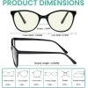 imageEyekepper 4Pack Design Reading Glasses Blue Light Blocking Oversized Computer Glasses Readers Women 12512 Pack Mix  Uvfh1570