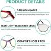imageEyekepper 4Pack Design Reading Glasses Blue Light Blocking Oversized Computer Glasses Readers Women 12512 Pack Mix  Uvfh1570