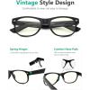 imageEyekepper 4Pack Design Reading Glasses Blue Light Blocking Oversized Computer Glasses Readers Women 12512 Pack Mix  Uvr011