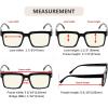 imageEyekepper 4Pack Design Reading Glasses Blue Light Blocking Oversized Computer Glasses Readers Women 125Ablue Light Blocking Reading Glasses