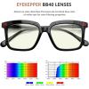 imageEyekepper 4Pack Design Reading Glasses Blue Light Blocking Oversized Computer Glasses Readers Women 125Cblue Light Blocking Reading Glasses