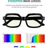 imageEyekepper 4Pack Design Reading Glasses Blue Light Blocking Oversized Computer Glasses Readers Women 125Dblue Light Blocking Reading Glasses