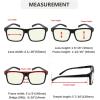 imageEyekepper 4pack Reading Glasses Blue Light Blocking Square Computer Glasses Readers Women 30Blue Light Blocking Reading Glasses