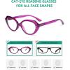 imageEyekepper Reading Glasses For Women Stylish Readers5 Pack Mix Color
