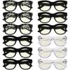 imageEyekepper 4pack Reading Glasses Blue Light Blocking Square Computer Glasses Readers Women 3012 Pack Mix  Uv2013