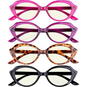 imageEyekepper Reading Glasses For Women Stylish ReadersBlue Light Blocking Reading Glasses