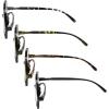 imageEyekepper 4 Pack Blue Light Filter Glasses Retro Small Lens Computer Reading GlassesBlue Light Blockingb404 Pairs