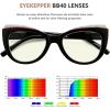 imageEyekepper 4pack Reading Glasses Blue Light Blocking for Women Bling Design Cateye Readers 200Blue Light Blocking Reading Glasses