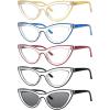 imageEyekepper 5pack Cat Eye Reading Glasses for Women Retro Cute Readers5 Pack Mix Color