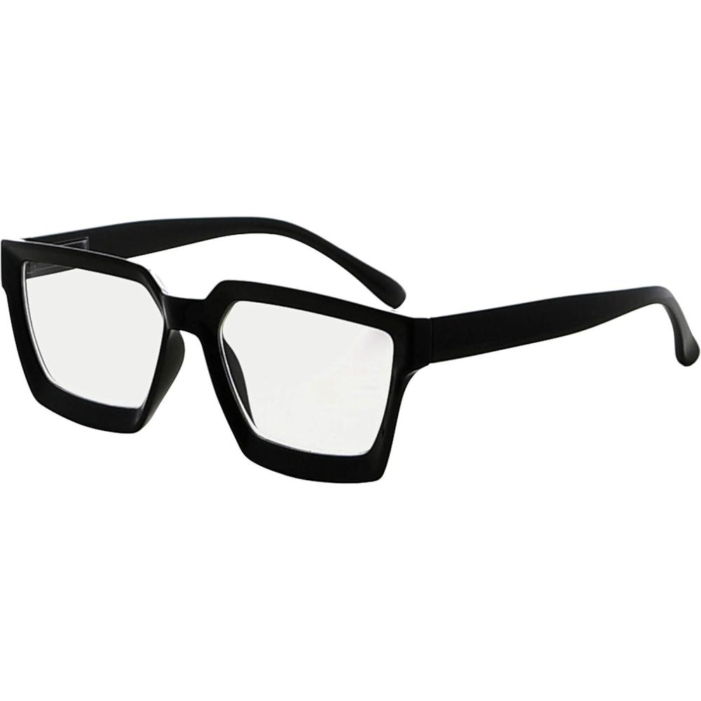 imageEyekepper Multifocus Progressive Computer Readers Women  Noline Trifocal Reading Glasses Blue Light Filter Oversize Frame  Tortoise 150Black