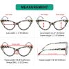 imageEyekepper 4pack Reading Glasses Blue Light Blocking Cateye Computer Glasses Readers Women 2754pcsmix
