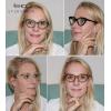imageEyekepper 4pack Reading Glasses Blue Light Blocking Cateye Computer Glasses Readers Women 275Blue Light Blocking Reading Glasses