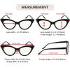 imageEyekepper 4pack Reading Glasses Blue Light Blocking Cateye Computer Glasses Readers Women 275Blue Light Blocking Reading Glasses