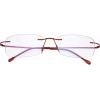 imageEyekepper Frameless Progressive Reading Glasses Rimless Multifocus Readers with Blue Light Filter UV Protection Reader Men Women  Black300Red