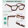 imageEyekepper Multifocus Progressive Computer Readers Women  Noline Trifocal Reading Glasses Blue Light Filter Oversize Frame  GreyTortoise 100Tortoise