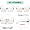 imageEyekepper Multifocus Progressive Computer Readers Women  Noline Trifocal Reading Glasses Blue Light Filter Oversize Frame  GreyTortoise 100Transparent