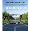 imageEyekepper Multifocus Progressive Computer Readers Women  Noline Trifocal Reading Glasses Blue Light Filter Oversize Frame  Tortoise 150GreyTortoise