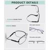 imageEyekepper UV Protection Progressive Reading Glasses 3 Levels Multifocus Readers Men Women Bendable Memory Frame Black 100Gunmetal