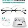 imageEyekepper UV Protection Progressive Reading Glasses 3 Levels Multifocus Readers Men Women Bendable Memory Frame Black 100M1704 Black