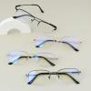 imageEyekepper UV Protection Progressive Reading Glasses 3 Levels Multifocus Readers Men Women Bendable Memory Frame Black 100M1704 Gold