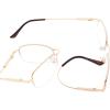 imageEyekepper UV Protection Progressive Reading Glasses 3 Levels Multifocus Readers Men Women Bendable Memory Frame Black 100M1704 Gold