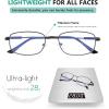 imageEyekepper UV Protection Progressive Reading Glasses 3 Levels Multifocus Readers Men Women Bendable Memory Frame Black 100Silver
