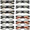 imageEyekepper 4pack Reading Glasses for Women Blue Light Blocking Square Computer Readers 15012 Pack Mix  Uvr011