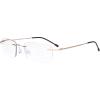 imageEyekepper Frameless Progressive Reading Glasses Rimless Multifocus Readers with Blue Light Filter UV Protection Reader Men Women  Black300Gold