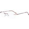 imageEyekepper Frameless Progressive Reading Glasses Rimless Multifocus Readers with Blue Light Filter UV Protection Reader Men Women  Black300Red