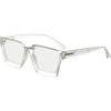 imageEyekepper Multifocus Progressive Computer Readers Women  Noline Trifocal Reading Glasses Blue Light Filter Oversize Frame  Tortoise 150Transparent