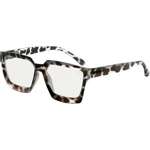 imageEyekepper Multifocus Progressive Computer Readers Women  Noline Trifocal Reading Glasses Blue Light Filter Oversize Frame  GreyTortoise 100GreyTortoise