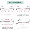 imageEyekepper 3 Levels Vision Multifocus Reading Glasses UV Protection Progressive Readers Men Women Bendable Memory FrameBlack