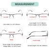 imageEyekepper 3 Levels Vision Multifocus Reading Glasses UV Protection Progressive Readers Men Women Bendable Memory FrameM1706 Gold