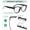 imageEyekepper Blue Light Filter Multifocus Progressive Computer Readers Women  Oversize Noline Trifocal Reading GlassesBlack