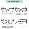 imageEyekepper Blue Light Filter Multifocus Progressive Computer Readers Women  Oversize Noline Trifocal Reading GlassesGrey Tortoise