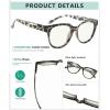 imageEyekepper Blue Light Filter Multifocus Progressive Computer Readers Women  Oversize Noline Trifocal Reading GlassesGrey Tortoise