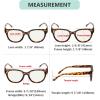 imageEyekepper Blue Light Filter Multifocus Progressive Computer Readers Women  Oversize Noline Trifocal Reading GlassesTortoise