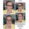 imageEyekepper Oversized Progressive Readers Women  UV Protection Multifocus Computer Readers  Noline Trifocal Reading Glasses  Black FrameBlack