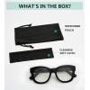 imageEyekepper Oversized Progressive Readers Women  UV Protection Multifocus Computer Readers  Noline Trifocal Reading Glasses  Black FrameBlack
