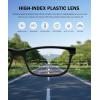 imageEyekepper Progressive Multifocus Reading Glasses Blue Light Blocking Men No Line Multifocal Readers BrownTortoise 150Blackmr008n