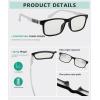 imageEyekepper Progressive Multifocus Reading Glasses Blue Light Blocking Men No Line Multifocal Readers BrownTortoise 150Blackmr008n
