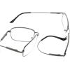 imageEyekepper Progressive Readers 3 Levels Vision Multifocus Glasses Anti UV Reading Glasses Men Bendable Memory Frame Gunmetal 100Gunmetal